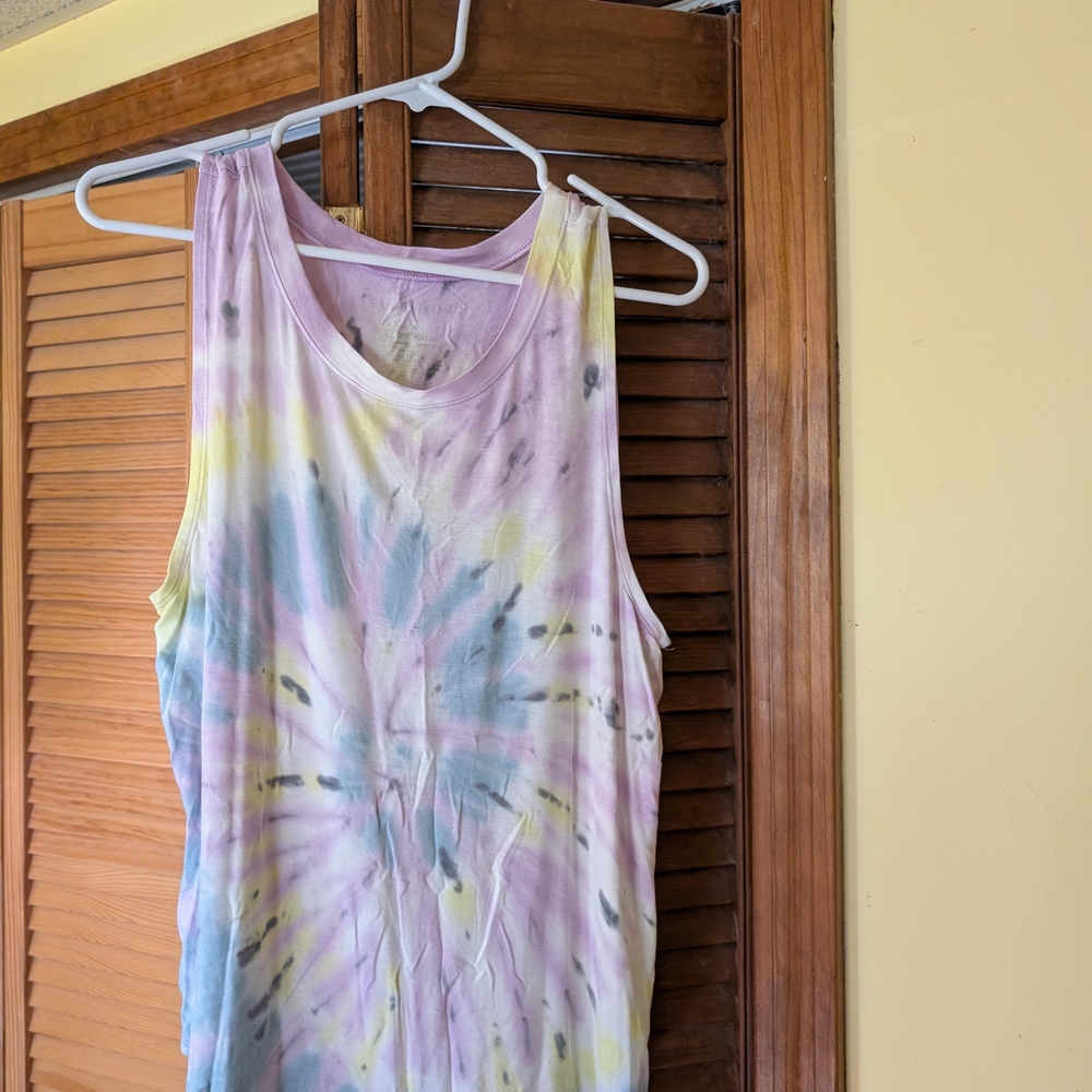 Grayson Threads Pastel Tie-Dye Tank Top